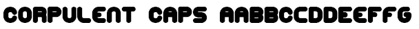 Corpulent Caps Font